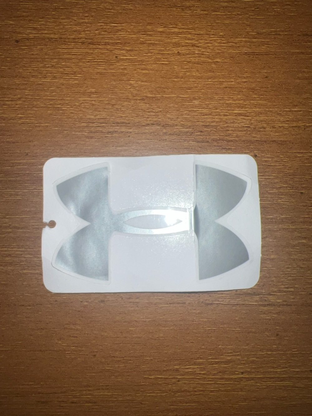 Under Armour Silver Logo Sticker Decal